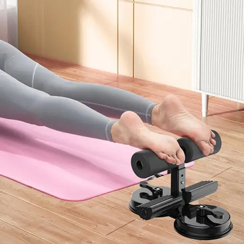 Imagen 2 del producto Equipo para sentarse Abdominal, ventosas, soporte para tobillo, dispositivo de entrenamiento físico, ayuda para ejercicio físico deportivo ajustable