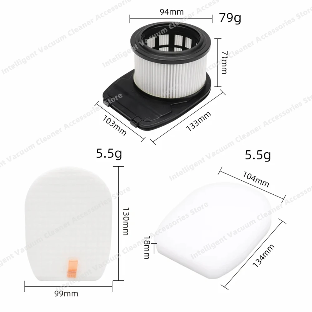 Compatible For Shark IZ140,IZ142,IZ162H # 617FJ140 Household Cleaning  Filter Replacement Attachment Accessories Spare Parts