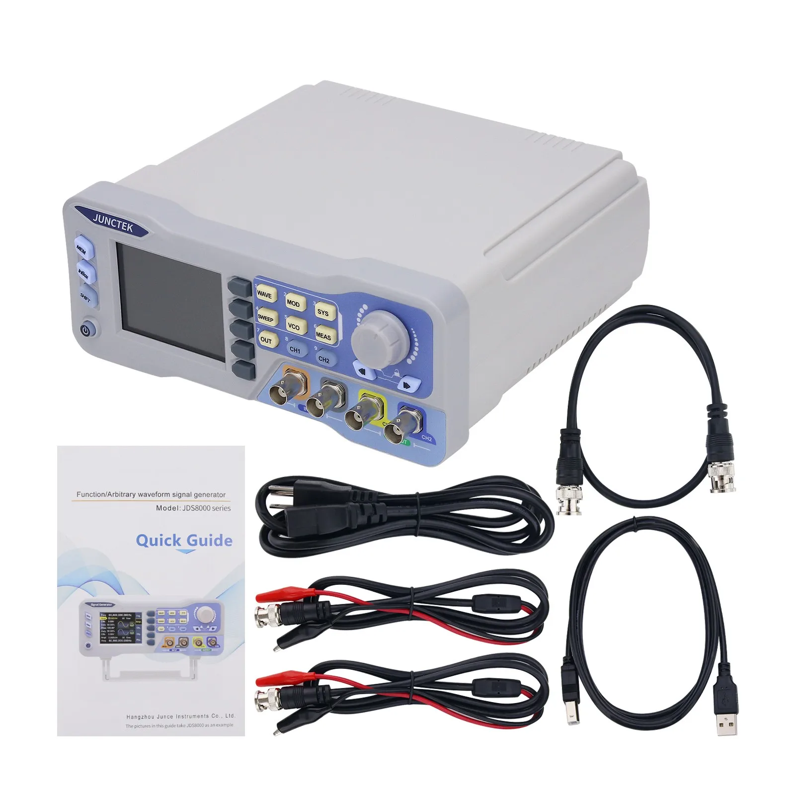 In stock JDS8080 80MHz Dual Channel DDS Function Arbitrary Waveform Signal Generator High Performance Frequency Counter
