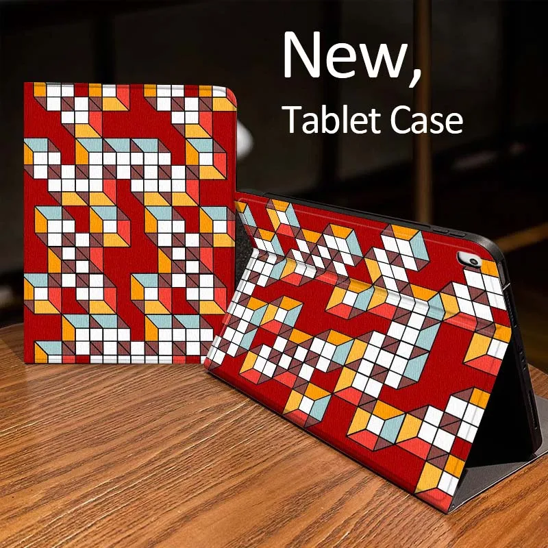 

Чехол с красно-белым клетчатым узором для iPad Pro mini Air 1 2 4 3 5 6 7 8-го, 9-го, 11-го поколений, M2 M3 M4, 6-го, 7-го, 10-го, 11-го поколений, 2025 года, для планшетов