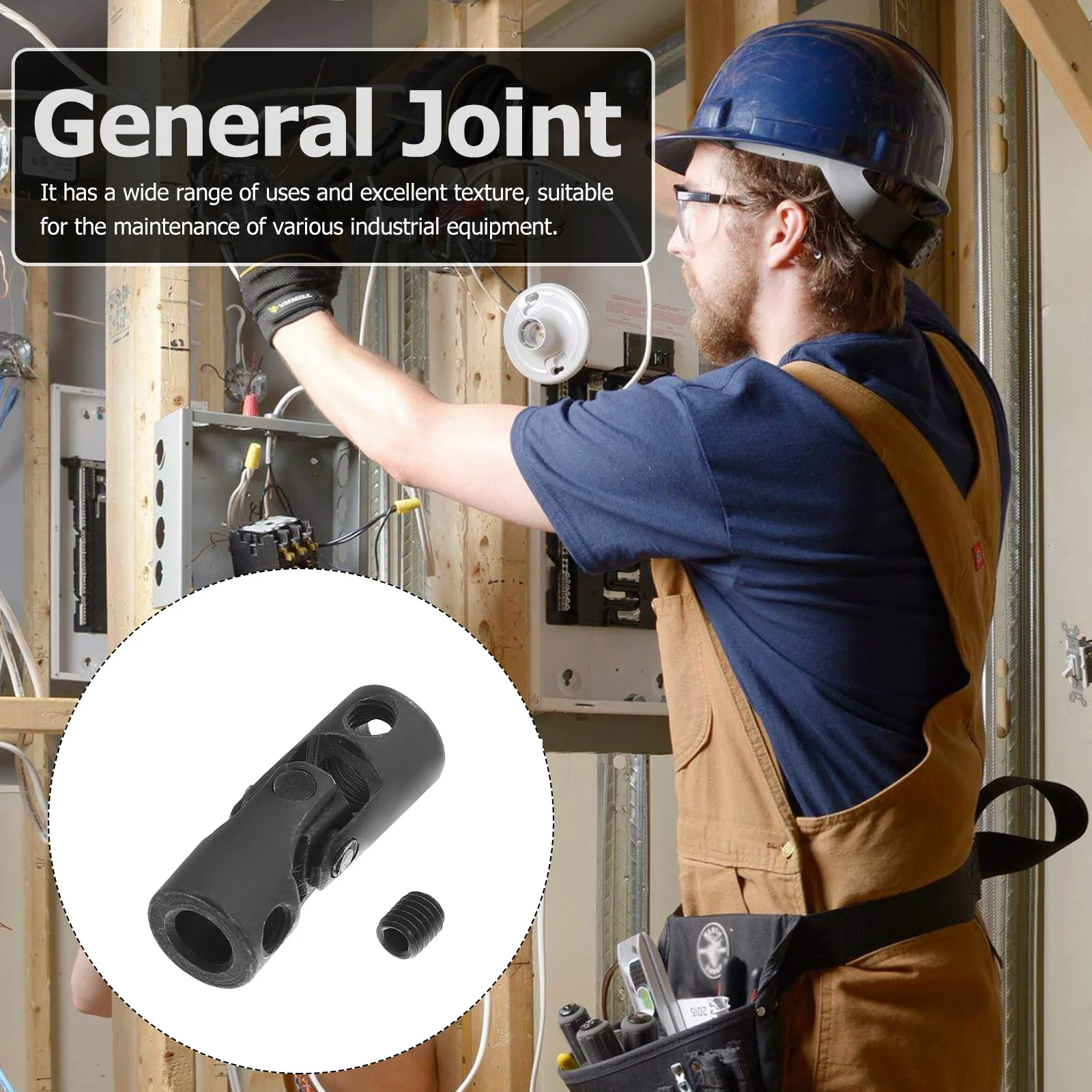 

Universal Joint Coupling 45 Steel Rotatable U Joint for Rc Car Boat Steering Shaft Motor Connector Automotive Replacement