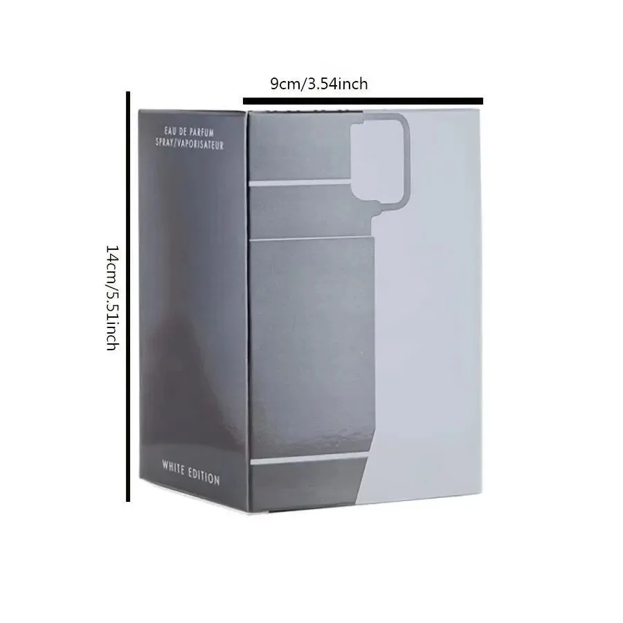 Armaf Odyssey Hombre Blanco 3,4 oz/100Homme eau de toilette, perfume para hombre, perfume naranja de madera ámbar de larga duración