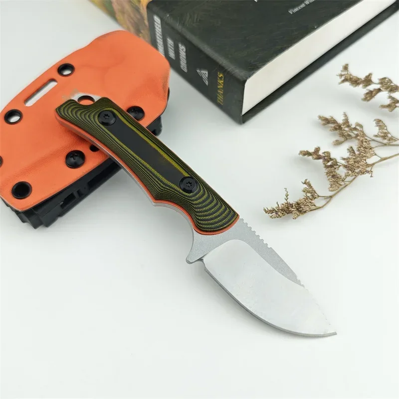 

BM 15017 Hidden Canyon Hunter 2,79 дюйма CPM-S30V Нож с фиксированным лезвием и кожаным чехлом EDC Необходные инструменты для выживания на природе