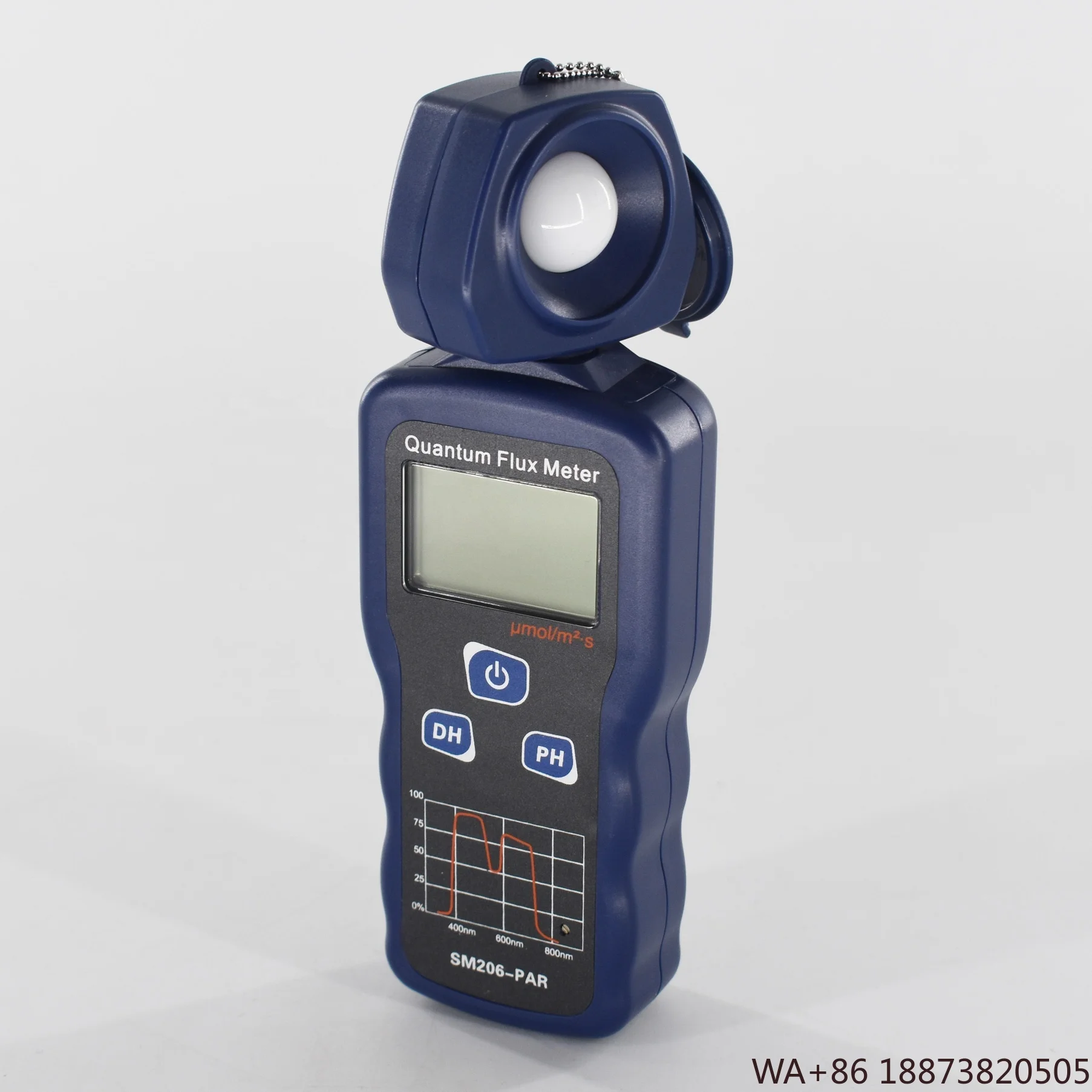 С водонепроницаемым зондом Измеритель квантового потока SM206-PAR Измеритель интенсивности радиации 0-2700 мкм/м2.с Обнаружение интенсивности облучения