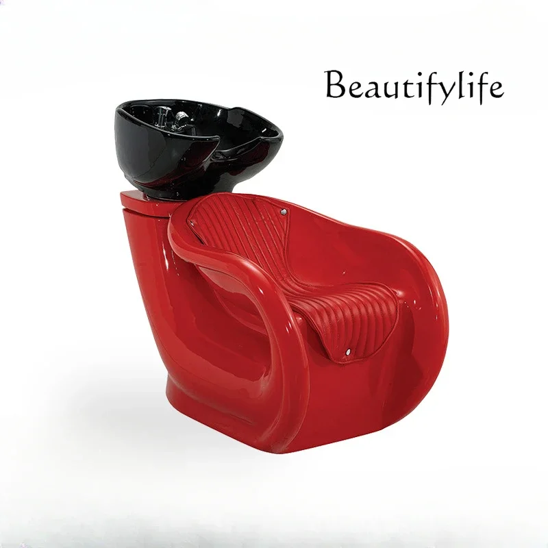 Sitting Hair-Washing Chair Japanese-Style Household Hairdressing Flushing Shampoo Barber Shop for Hair Salon Shampoo Basin