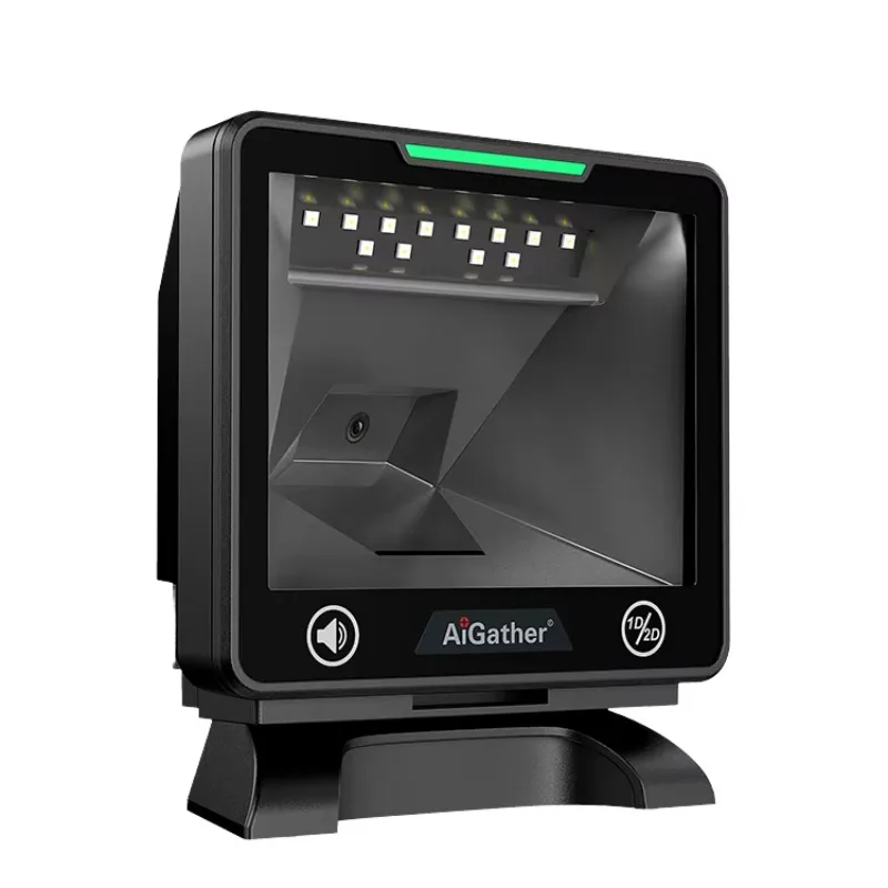 A-90 Android Tablet Supermarket POS Scanning Machine USB Square 1D 2D Desktop Barcode Scanner