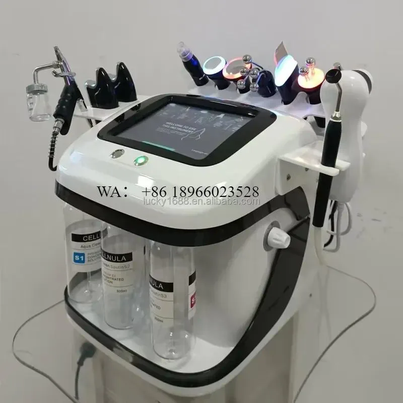 WMWMNU 2026 Hot Hydro Bubble Beauty 11 in 1 Facial Care Oxygen Jet Peel Firming Dermabrasion for Beauty