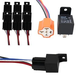 [6 pz/scatola] relè automobilistico impermeabile di 12V/24V 4pin/5pin 40A con il sostegno PPA6, relè dell'automobile di alta qualità di lunga vita per l'automobile/Moto