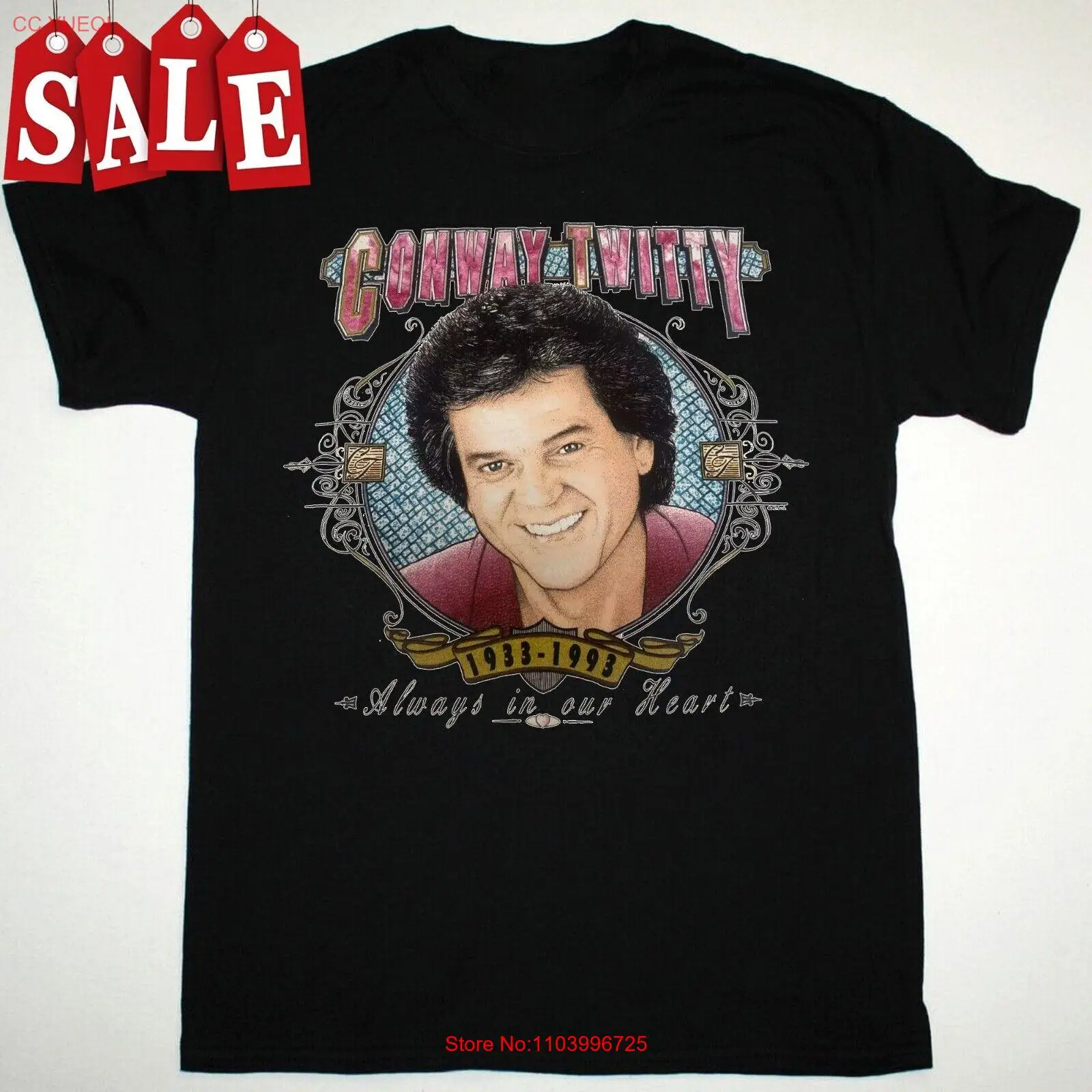 New Hot Conway Twitty Short Sleeve Unisex All Size Shirt PP507