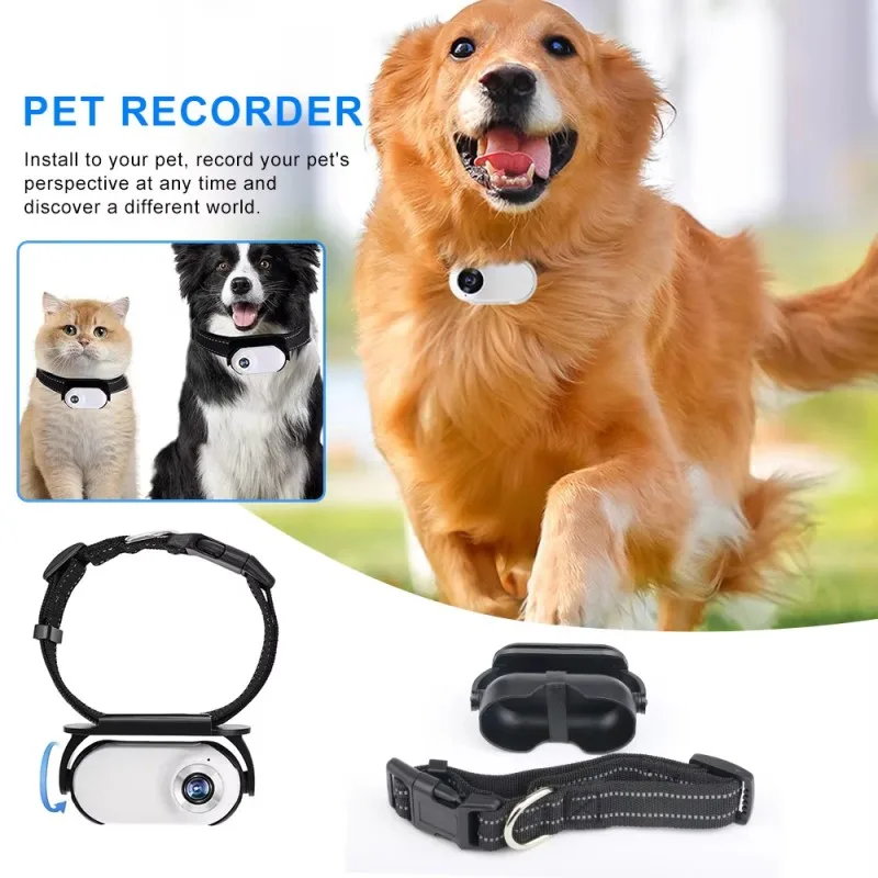 

Pet Motion Camera Magnetic HD Recorder Outdoor Real Time Tracker Video Cat Dog Camera Collar Anti-Lost GPS Ultra long battery