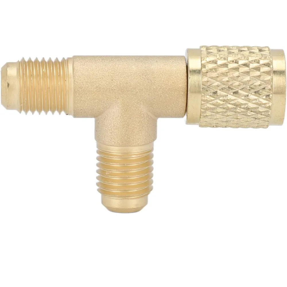 Refrigerant Conversion Fitting 1 4 SAE Port Connector For R22 R12 R134a Air Conditioning Charging Service Tool Kit