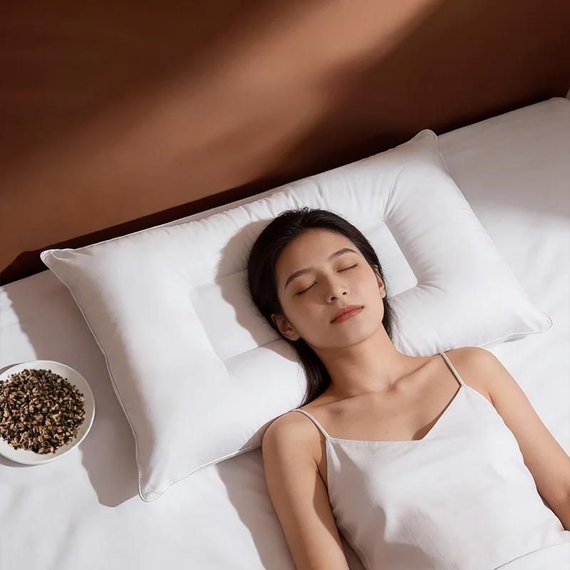 

Высококачественная женская подушка из гречневой лузги для поддержки шеи, с жестким наполнителем, не проседающая, комфортная, из чистого хлопка, ручной работы, для массажа, постельное белье