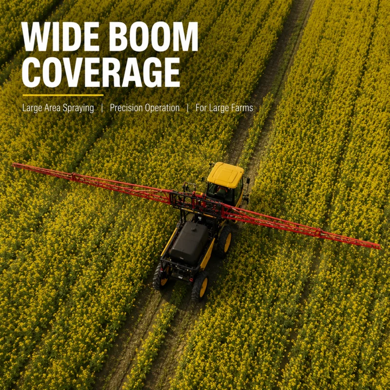 High Clearance Commercial Self Propelled Sprayer High Efficiency Field Protection Machine For Rice Maize Seed Production