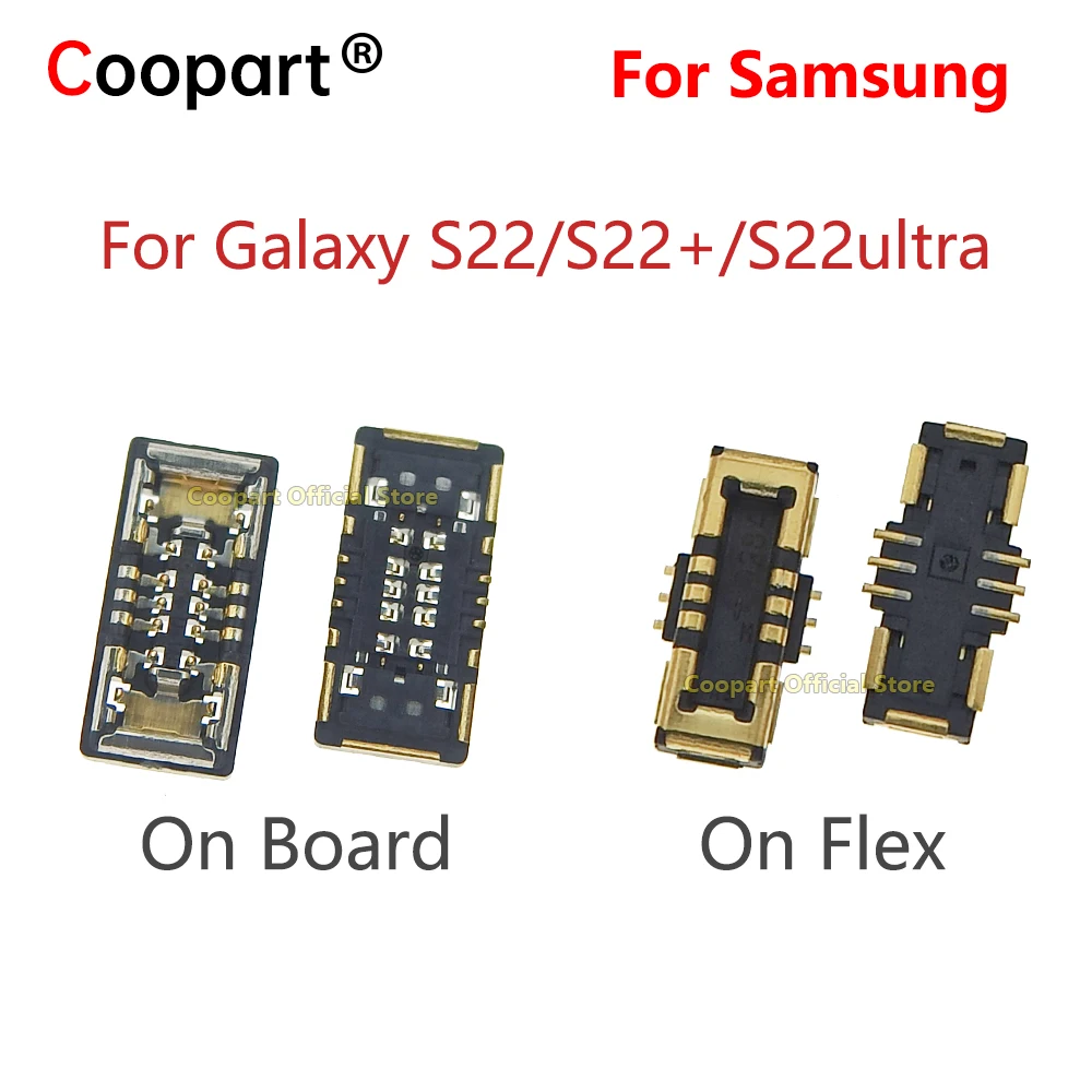 

2-5Pcs Inner Battery Jack FPC Connector Holder Flex Plug For Samsung Galaxy S908B S22Plus S906B S22 5G S901B Ultra Plus S22Ultra