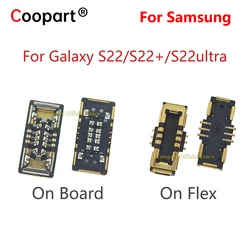 2-5Pcs Inner Battery Jack FPC Connector Holder Flex Plug For Samsung Galaxy S908B S22Plus S906B S22 5G S901B Ultra Plus S22Ultra