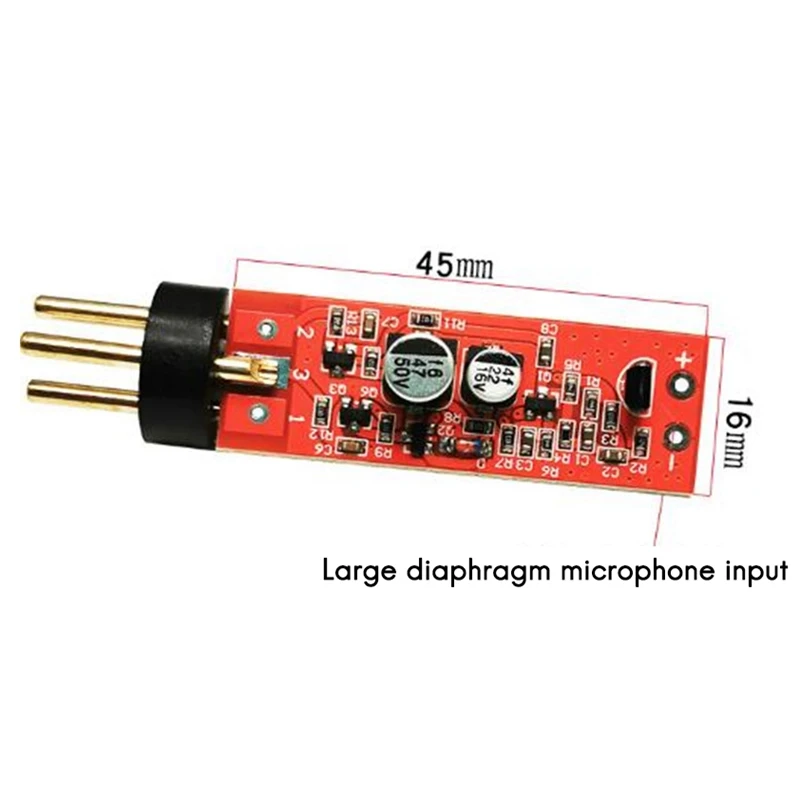 Diaphragm Baby Bottle Condenser Microphone Recording Microphone DIY Production Repair Modified Circuit Board With Plug