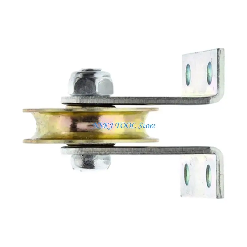 L8RC 6Mm Bearing U Concave Pulley 6Mm Steel Wire Rope Guide Pulley Bracket