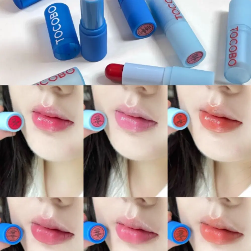 TOCOBO بلسم الشفاه أحمر الشفاه الكرز الأحمر البرتقالي ترطيب تقليل الخطوط الدقيقة المخملية أحمر الشفاه لامع لمعان ماكياج الكورية 3.5 جرام #1