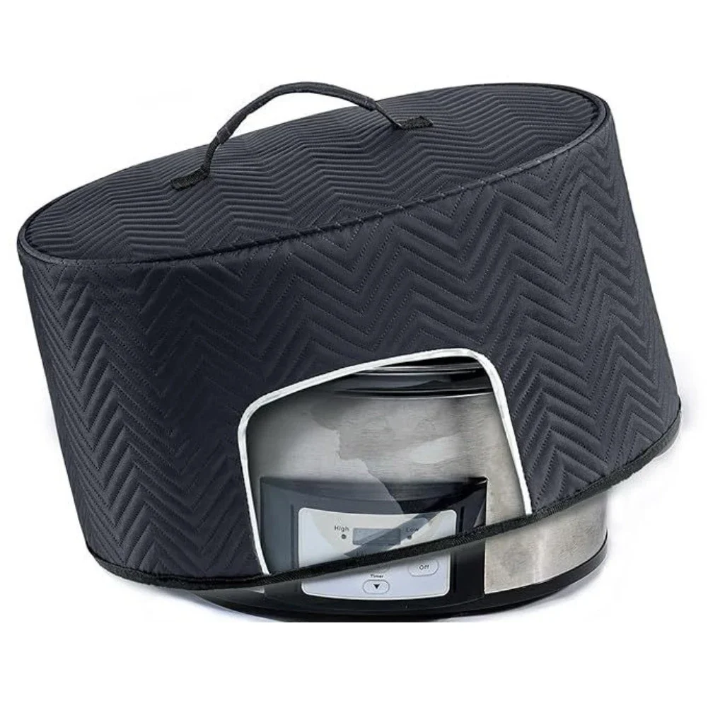 For Parties For Family Gatherings Slow Cooker Lid Polyester Outer Layer Aluminum Foil Lining Transparent Window