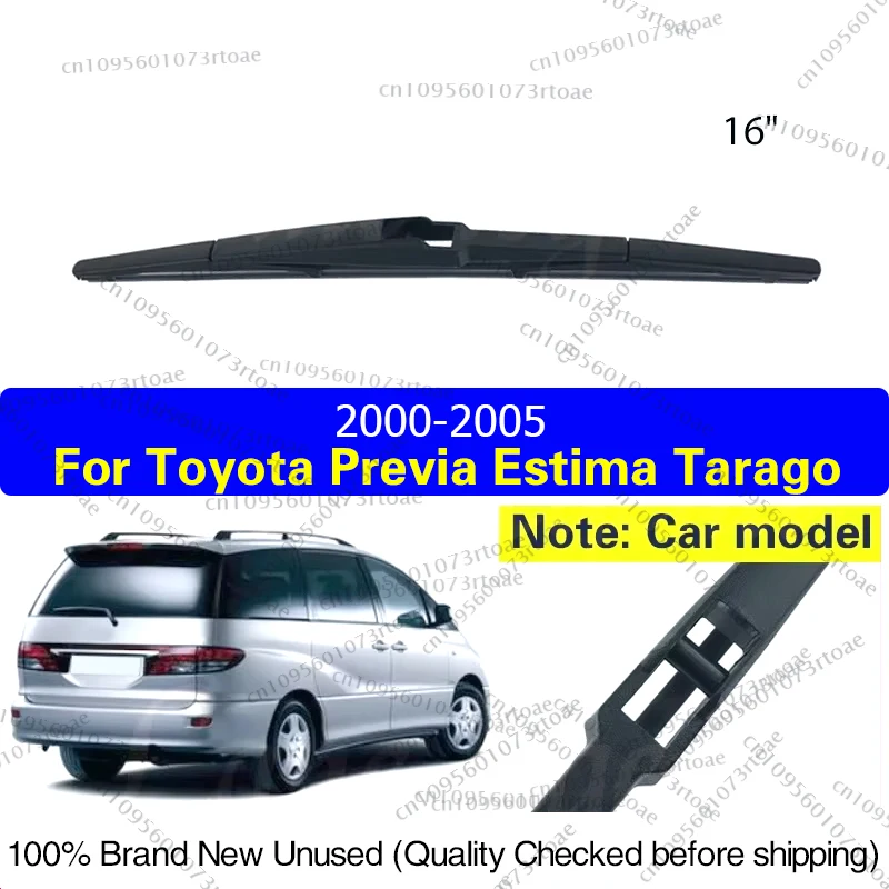 

For Toyota Previa Estima Tarago 2000 2001 2002 2003 2004 2005 Rear Window Windscreen Wiper Blade Tailgate Window Rain Brush 16"