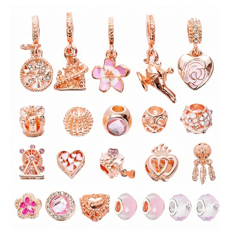 

Durable Christmas Snowflake Bells Bracelet Making Kits,Jewelry Making Charm