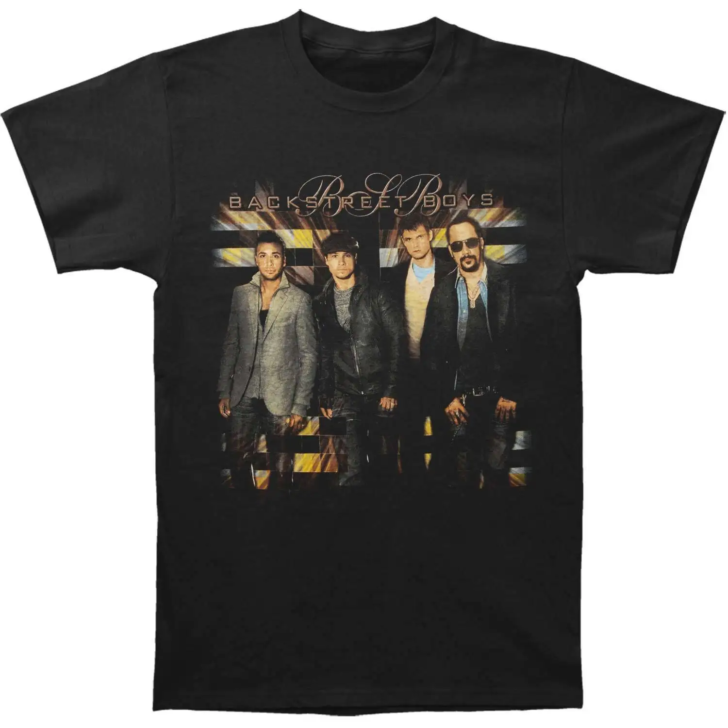 

Men's Backstreet Boys Photo 2010 Tour T-shirt Medium Black