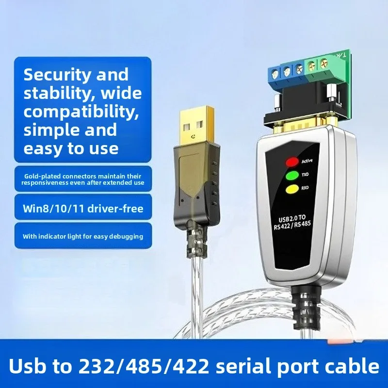5019 USB To RS485 RS422 Serial Converter Cable Industrial Communication Data Transmission Module