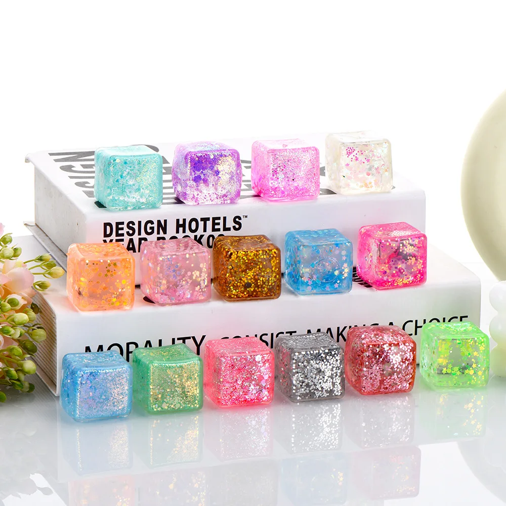 

2 шт. случайных миниатюрных квадратных музыкальных игрушек-антистресс с медленным восстановлением формы, игрушки для снятия стресса