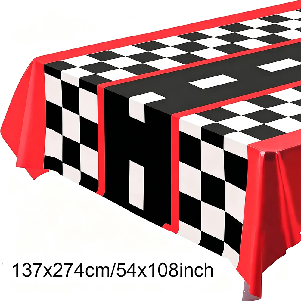 Rennwagen-Thema, Partyzubehör, Armaturenbrett-Muster, Einweggeschirr, Pappteller, Tassen, Servietten, Jungenbevorzugung, Geburtstagsparty-Dekoration – Detail 2