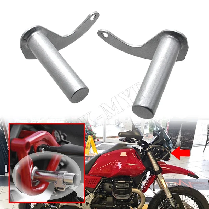 

Motorcycle Accessories V85TT Crash Bar Spotlight Fog Light Support Fit For MOTO GUZZI V85 TT V 85TT 2019 2020 2021 2022 2023