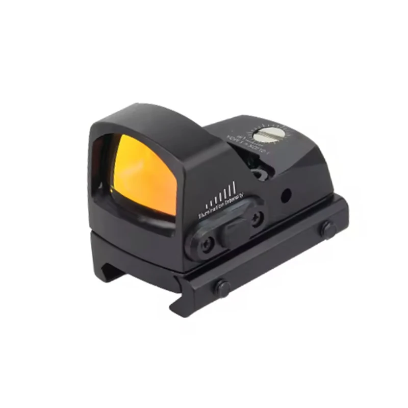 

Factory Price Mini Red Dot Sight Scope 7 Color Brightness Outdoor Adjustable Sight Hunting Scope