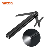 NexTool Multifunctional Pen Tool N1 3-in-1 USB Rechargeable Flashlight Scissors Knife Portable Mini Outdoors Tools