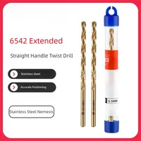 TG High Speed Steel 6542 with Cobalt Extended Twist Drill Bit Stainless Steel Metal Wood Special Purpose HSS Drill Bit 2-13mm