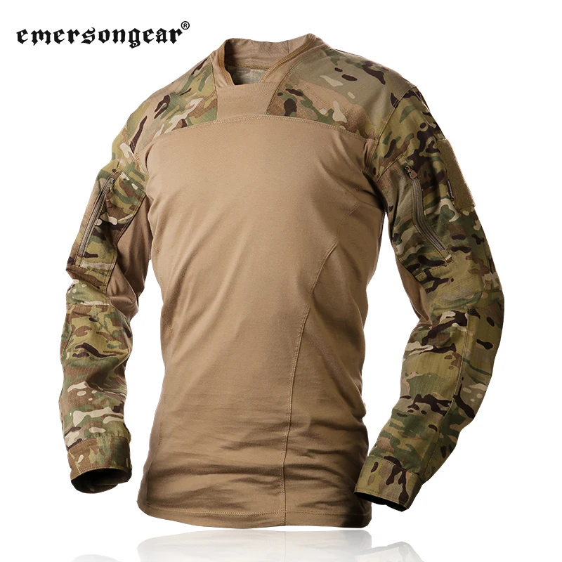 Emersongear Tactical Lightweight Combat Shirt Mens T-Shirt Hunting Sport Cycling Hiking Camping Tops Clothing Outdoor Airsoft MC