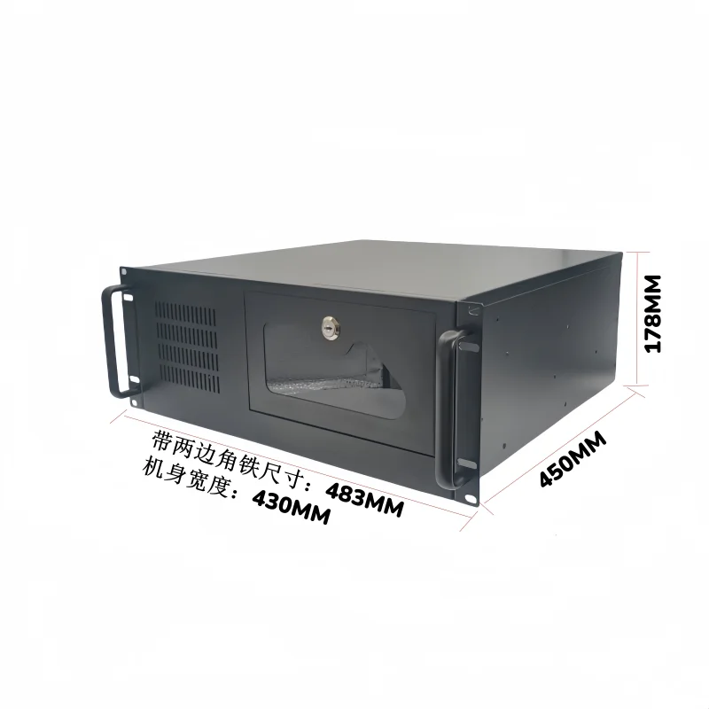 19inch Rack Mount 7 Slots ATX Power Supply Computer Server Chassis Model 610 4U Industrial Control Industrial Chassis
