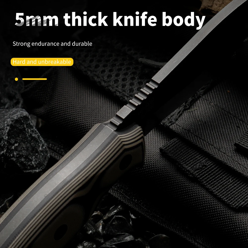 High quality fixed blades, outdoor knives, portable knives for outdoor camping emergencies, survival tools suitable for various