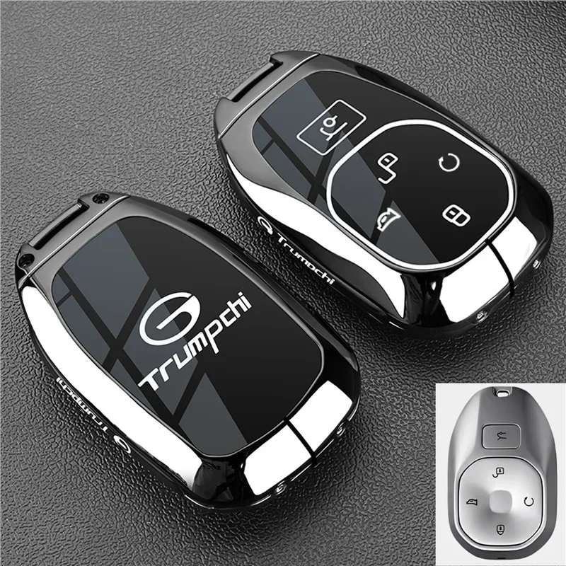 Car Zinc Alloy Key Case Holder Cover For GAC Trumpchi GS7 GS8 GM8 GS5 GA6 GM6 GN8 Empow J15 J16 2023 2022 Key Protecitve Shell