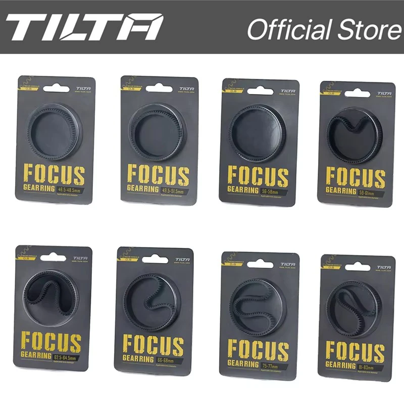 Image of TILTA TA-FGR Nahtloser Fokus-Zahnradring 360-Grad-Drehung Follow Focus Ring 46,5–90 für SLR DSLR-Kamera-Zubehör