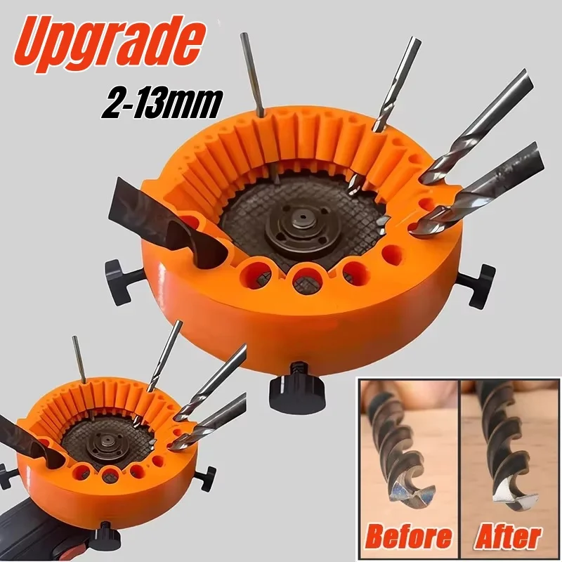 

Upgrade 2-13mm Multiuse Drill Bit Grinding Sharpener Polishing Grinding Tool Powered Tool Parts Applicable Angle Grinder For Bit