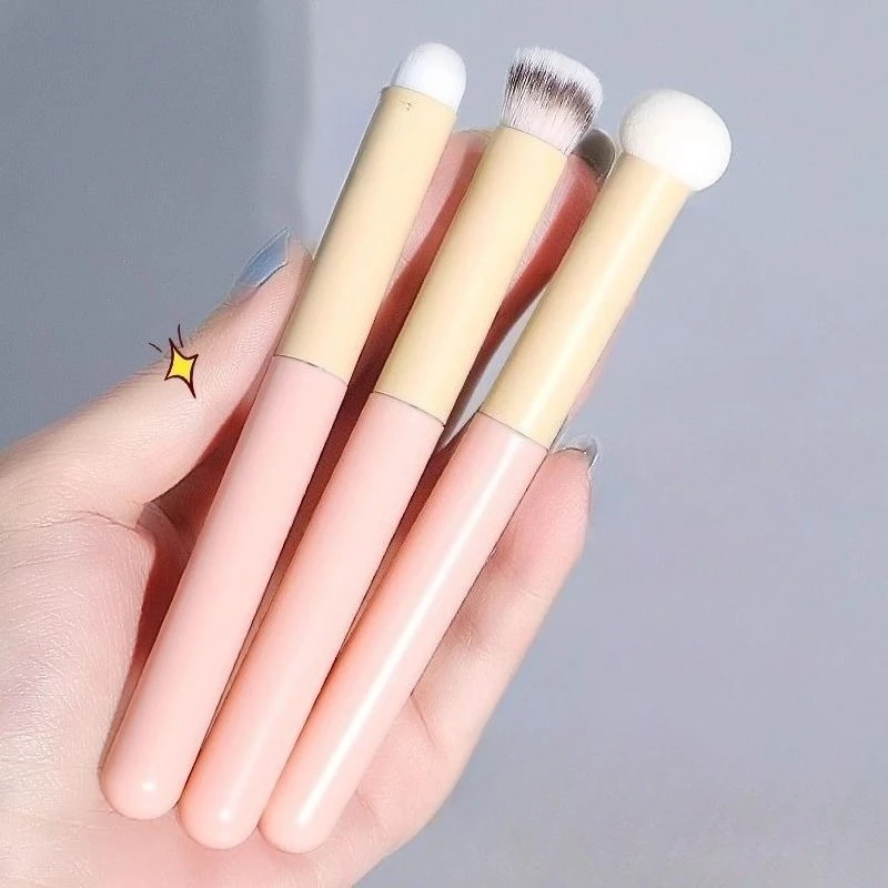 1Pc Soft Makeup Brushes Sponge Concealer Brush Lipstick Lips Powder Puffs Wet Dry Use Foundation Contour Cosmetic Tools Mushroom