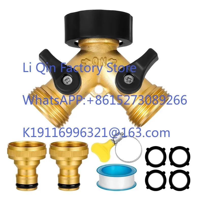 One in four out faucet water separator, all copper tape glue resistant high pressure water pipe connection shunt