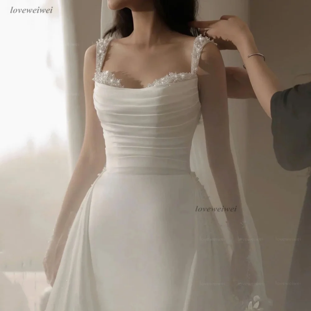 Crystals Classic Customized Mermaid Wedding Dresses Luxury Bridal Gowns Tank Detachable Train Bride Dress Vestido De Novia