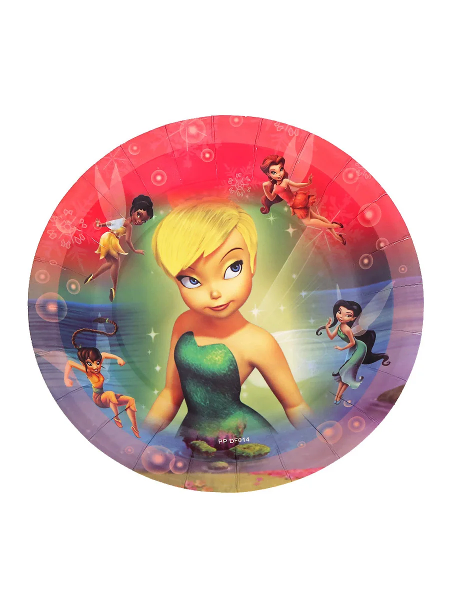 Disney Peter Pan Tinker Bell Latex Balloons Elf Girl Birthday Banner Party Decor Baby Shower Supplies Plate Cup Horn Kid Toy