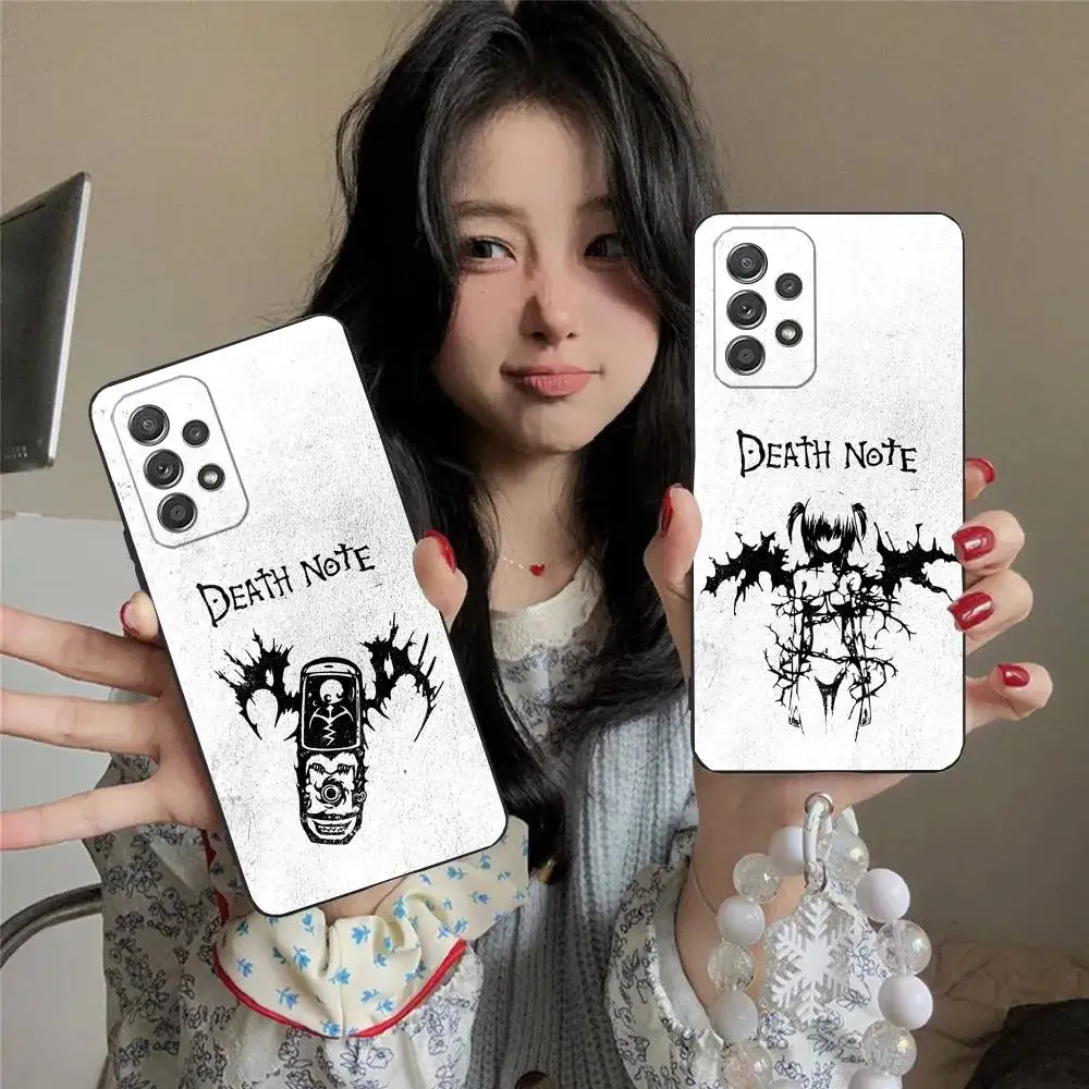 

D-Death-S N-Note Phone Case For Samsung S25,S24,S21,S22,S23,S30,Ultra,S20,Plus,Fe,Lite,5G Black Cover