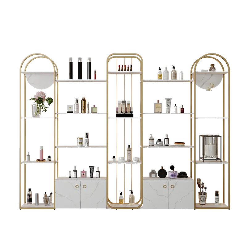 Cosmetics display cabinets, light containers, bags, product display cabinets, beauty salon shelves, display shelves, cabinets