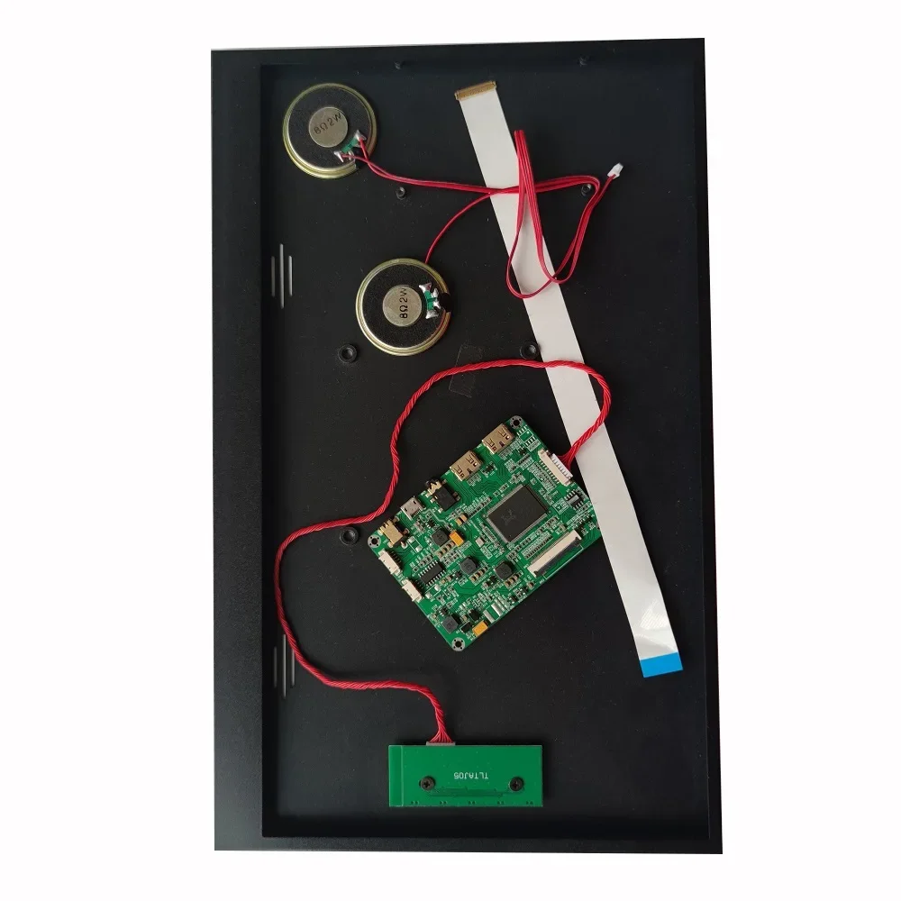 Metal alloy back cover case+ EDP Controller board box 2 Mini HDMI-compatible kit for N156BGE 15.6