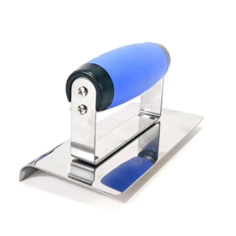 

Feb.Hand Concrete Tools Stainless Steel With Soft Grip Plaster Cement Stucco Construction Tool