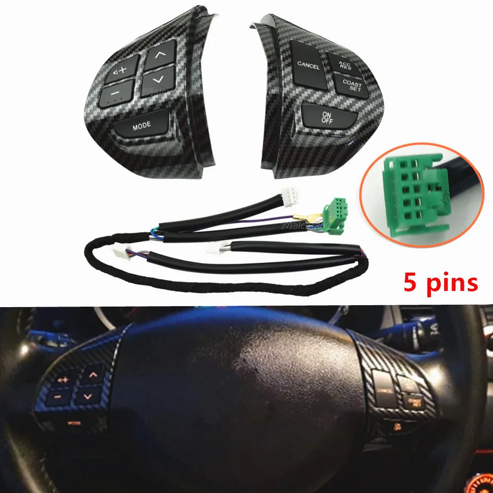 Steering Wheel Volume Sound Button For Mitsubishi Outlander XL 2.4 S12 2008 CW5W 4b12 Lancer 10-2007 factory motor 2.0 converter