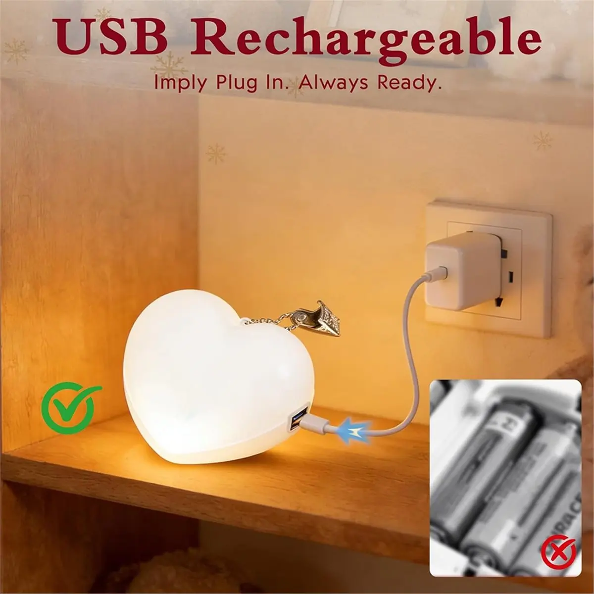 618 Mega Sale Purse Light with Touch Sensor - USB Rechargeable Mini LED Lamp for Handbags (4 PCS)