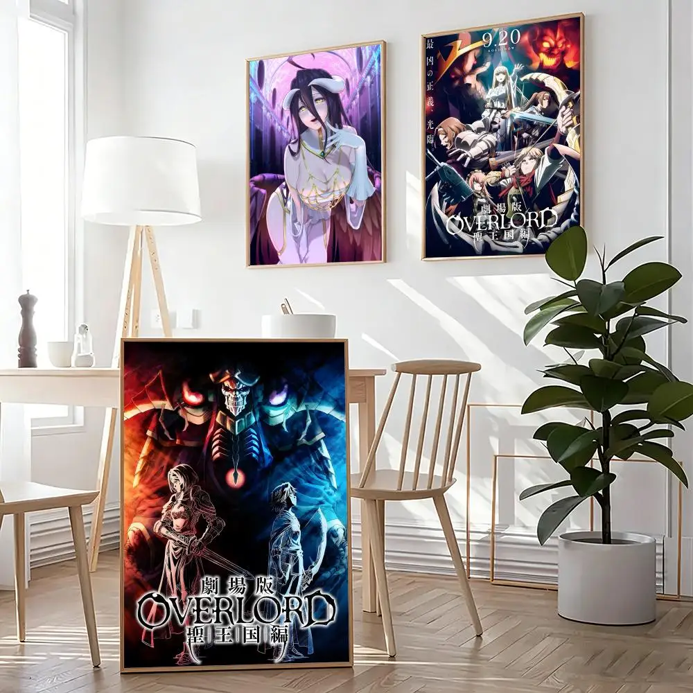 O-Overlord Anime Painting Calligraphy Painting Posters and Prints Art Print Home Decor Art Gifts